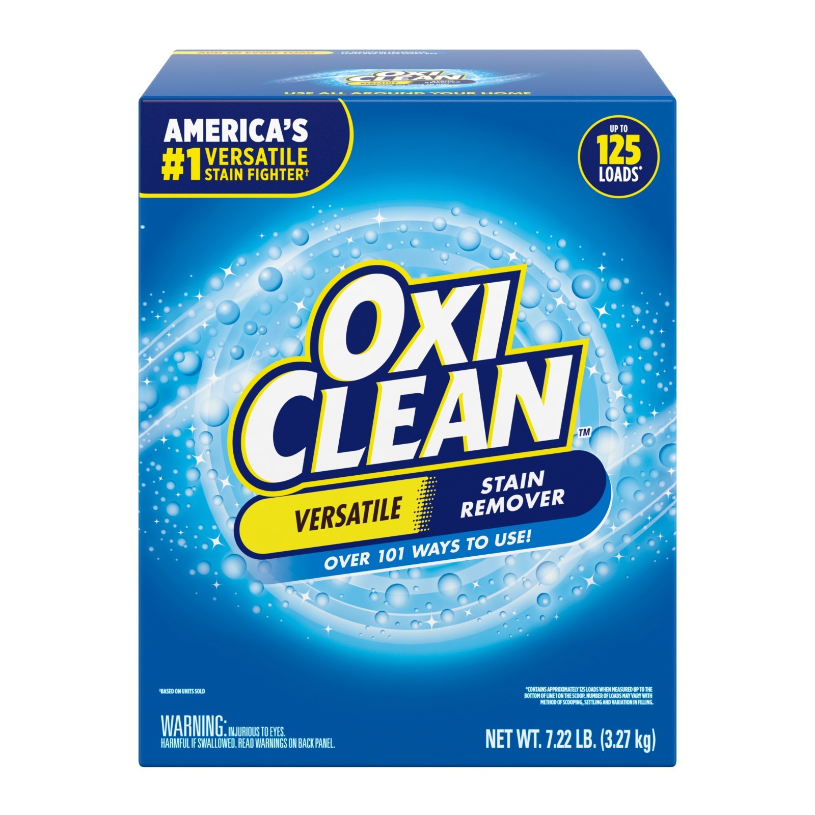 4Pcs OxiClean Versatile Stain Remover Powder,Around the Home and Laundry,7.22 lb