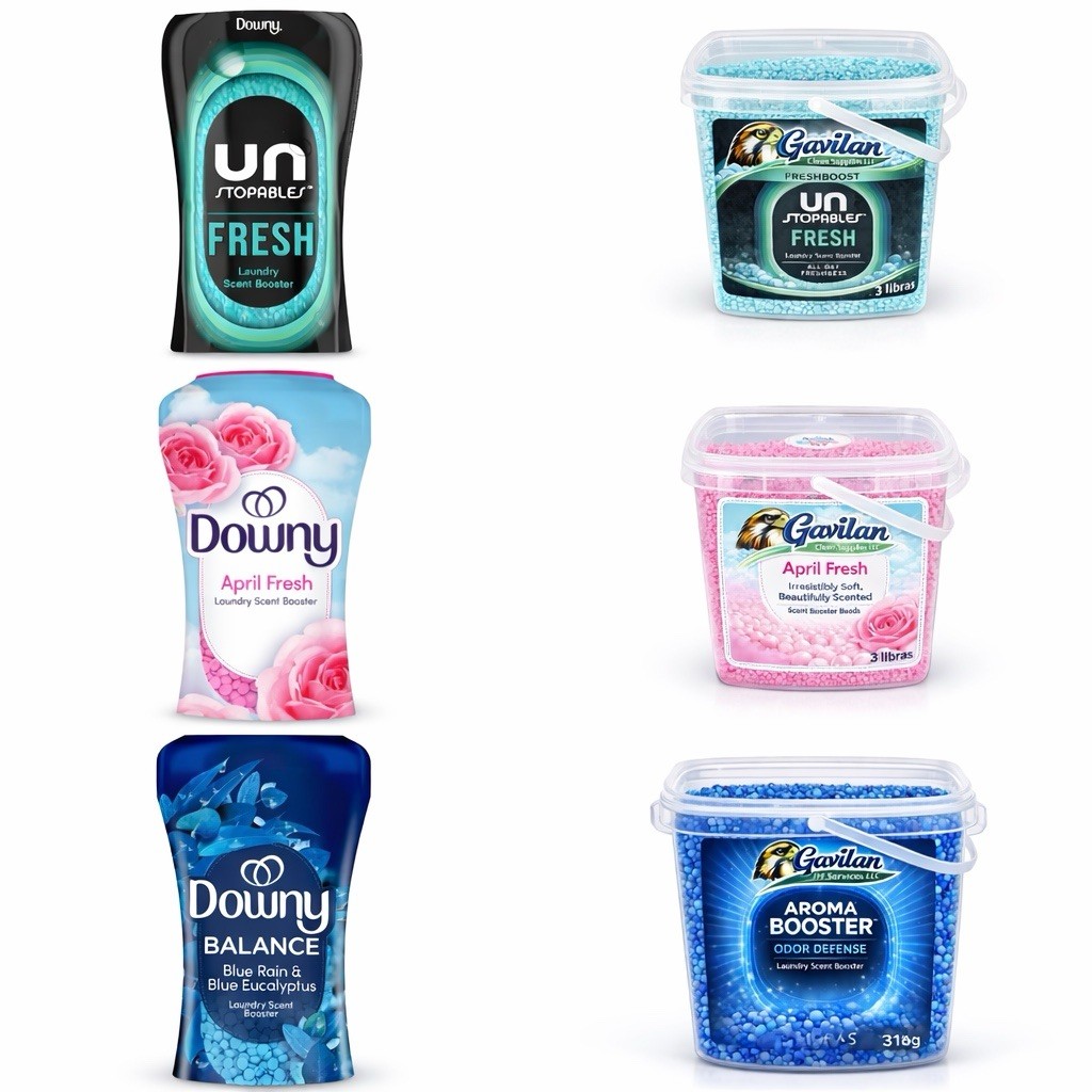 Downy & Gavilan Laundry Scent Booster Beads Odor Defense Freshness 30.1oz 3lb