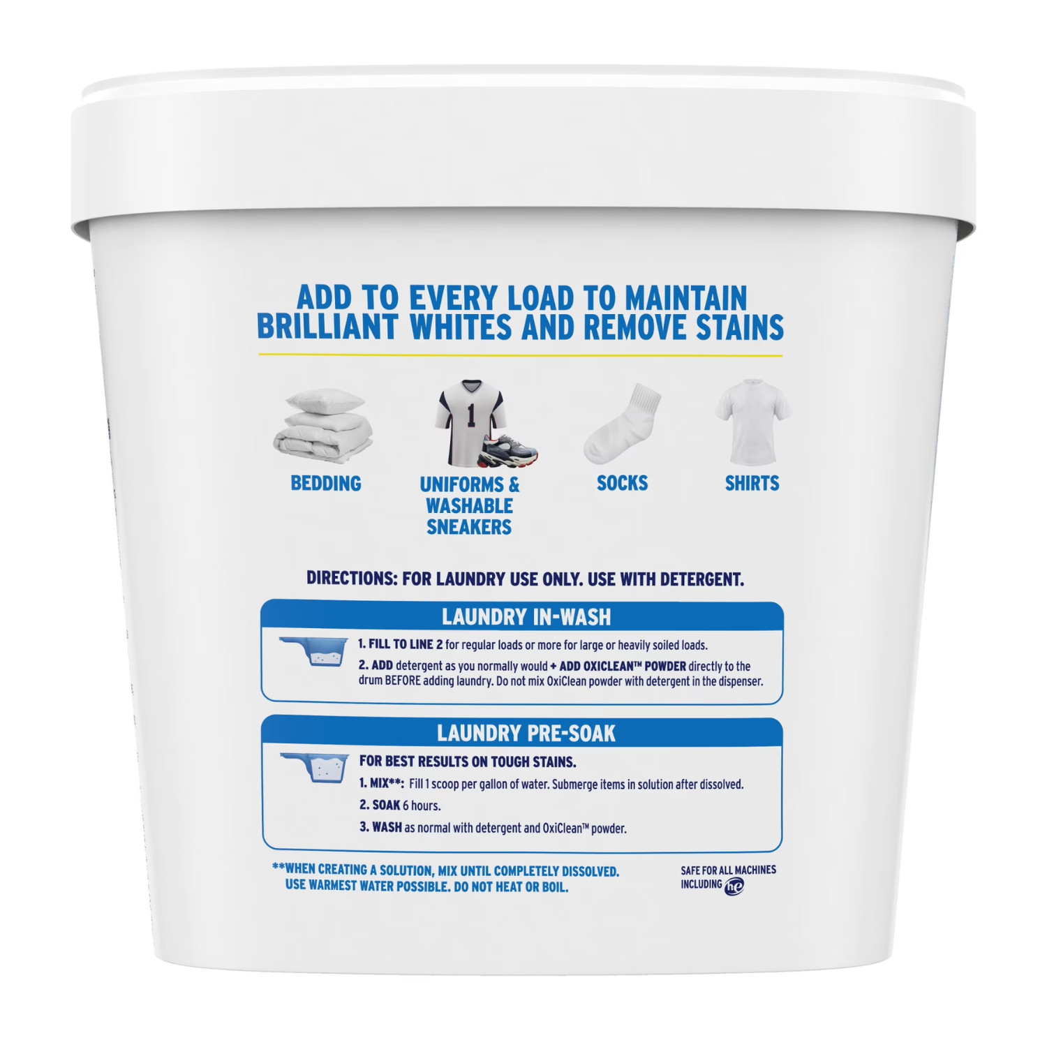 (3 Pack) OxiClean Laundry Whitener Stain Remover White Revive Powder 5 lb