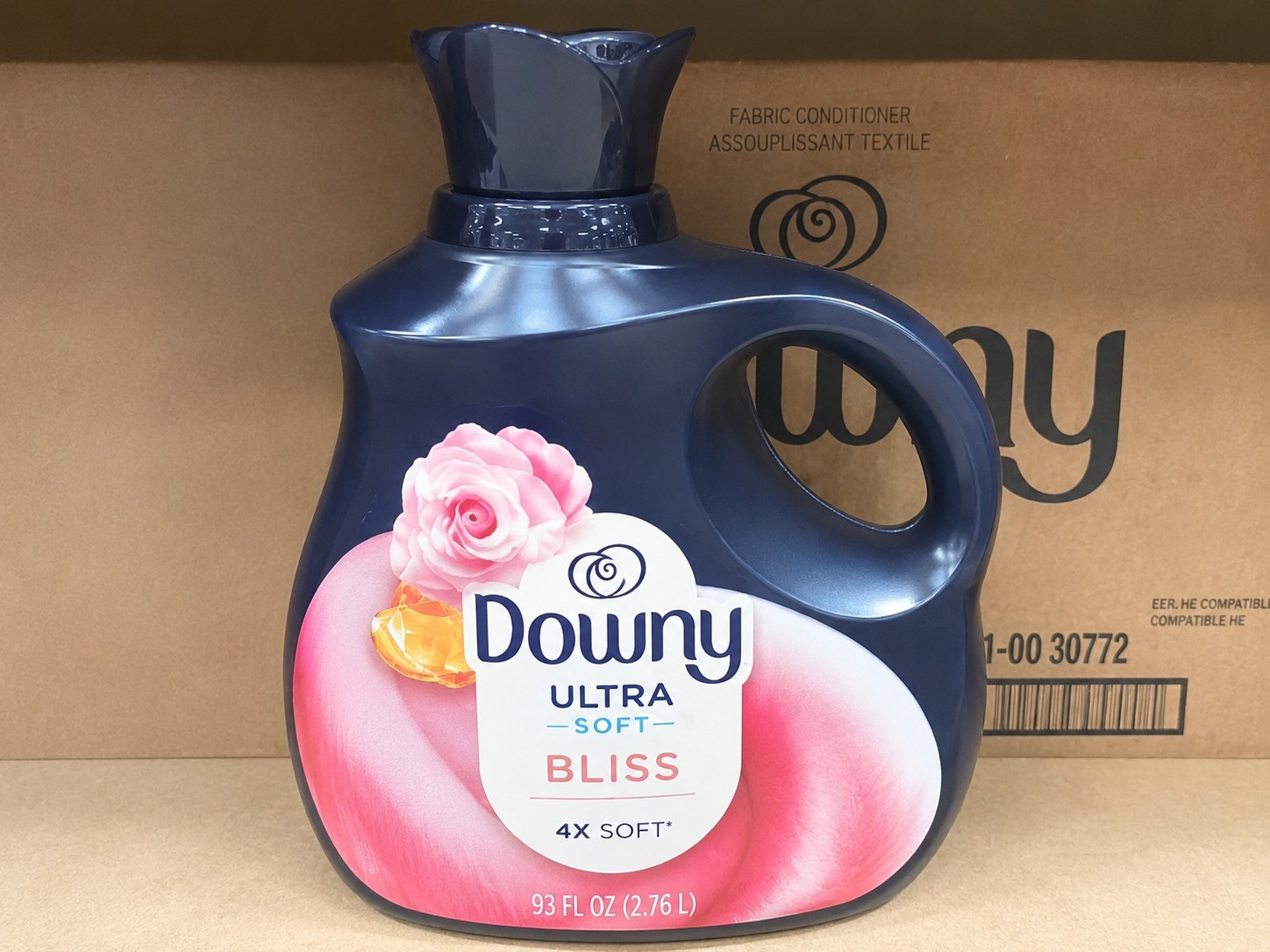 Downy Ultra Soft Plus Fresh Bliss Sparkling Amber And Rose Fabric Softener 93oz