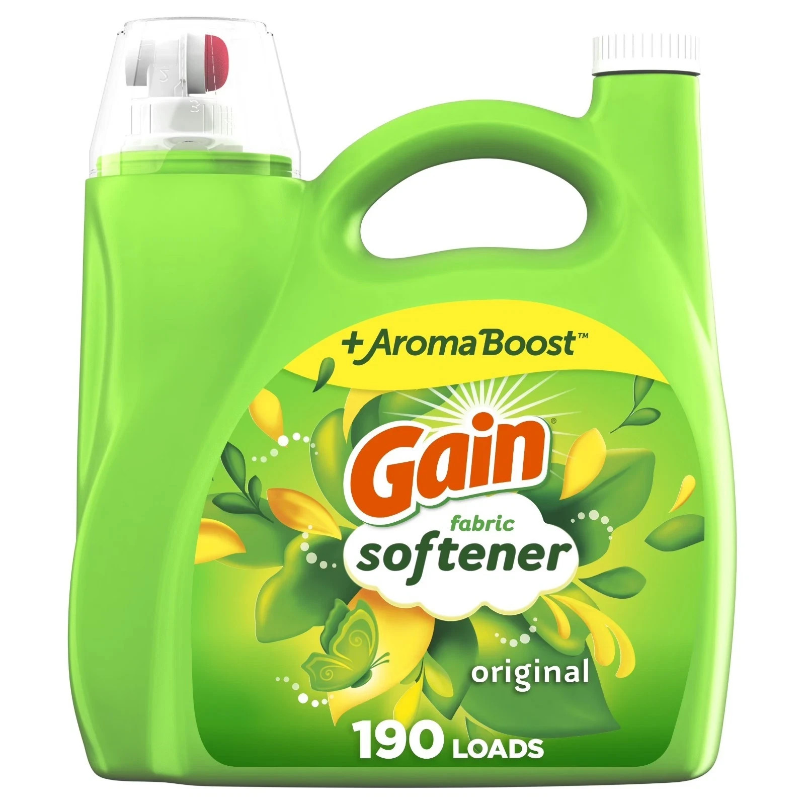 Gain Original Scent Fabric Softener Liquid 140 fl oz 190 Loads