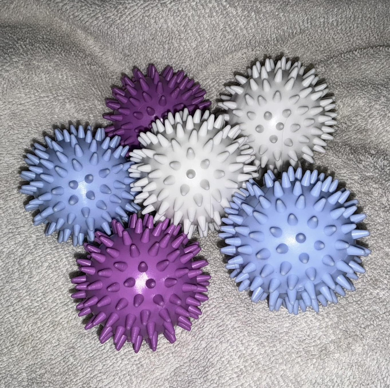 6PCS Small Dryer Balls 2.36in Reusable Laundry Balls Fabric Softener Alt New USA