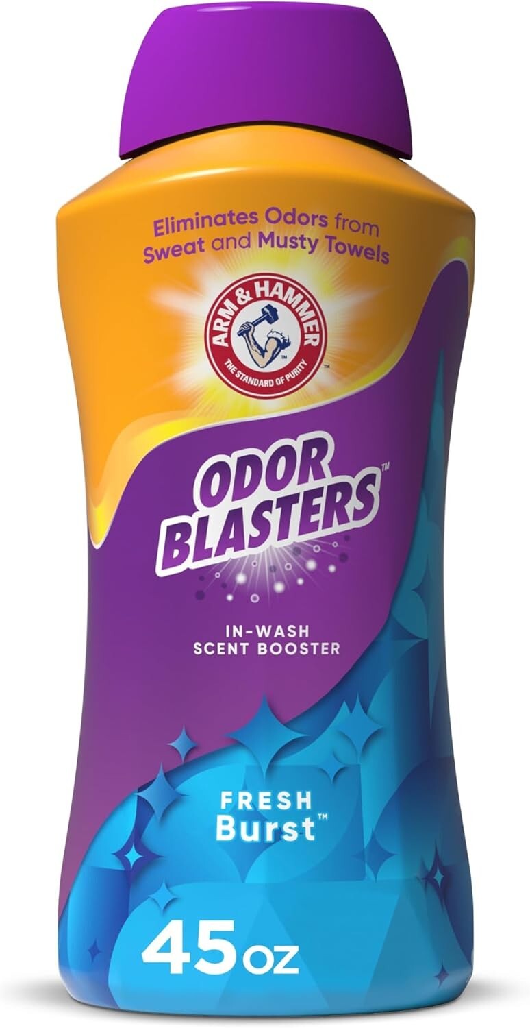 Odor Blasters In-Wash Scent Booster – Fresh Burst 45 Oz for Lasting Freshness