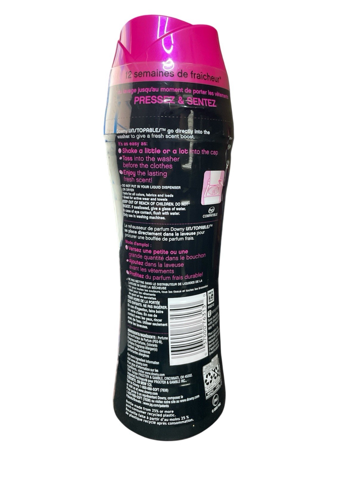 Downy Unstopables Shimmer Scent In-Wash Scent Booster Beads 10 Oz