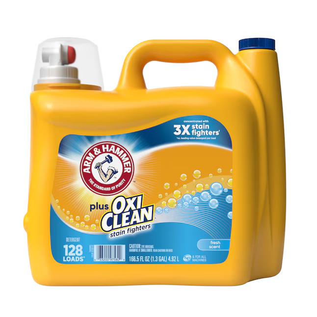 Arm & Hammer Fresh Scent HE Laundry Detergent 128 Loads 166.5 -fl oz