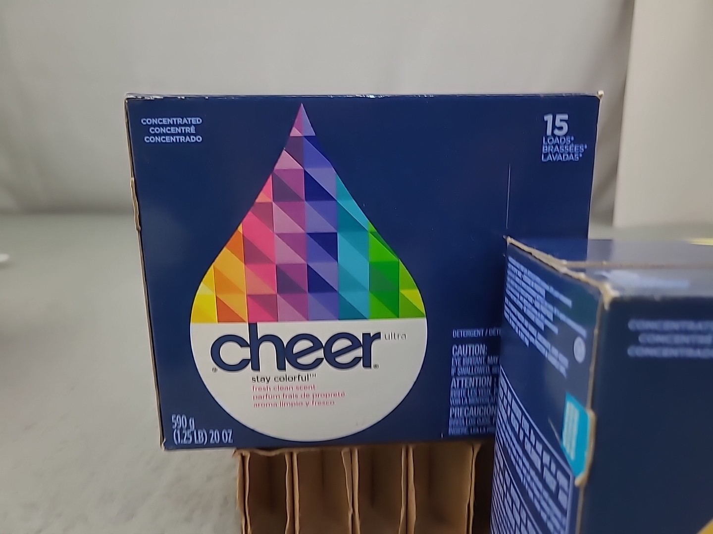 2x Cheer Ultra Stay Colorful Fresh Clean Powder Laundry Detergent 15 Loads.