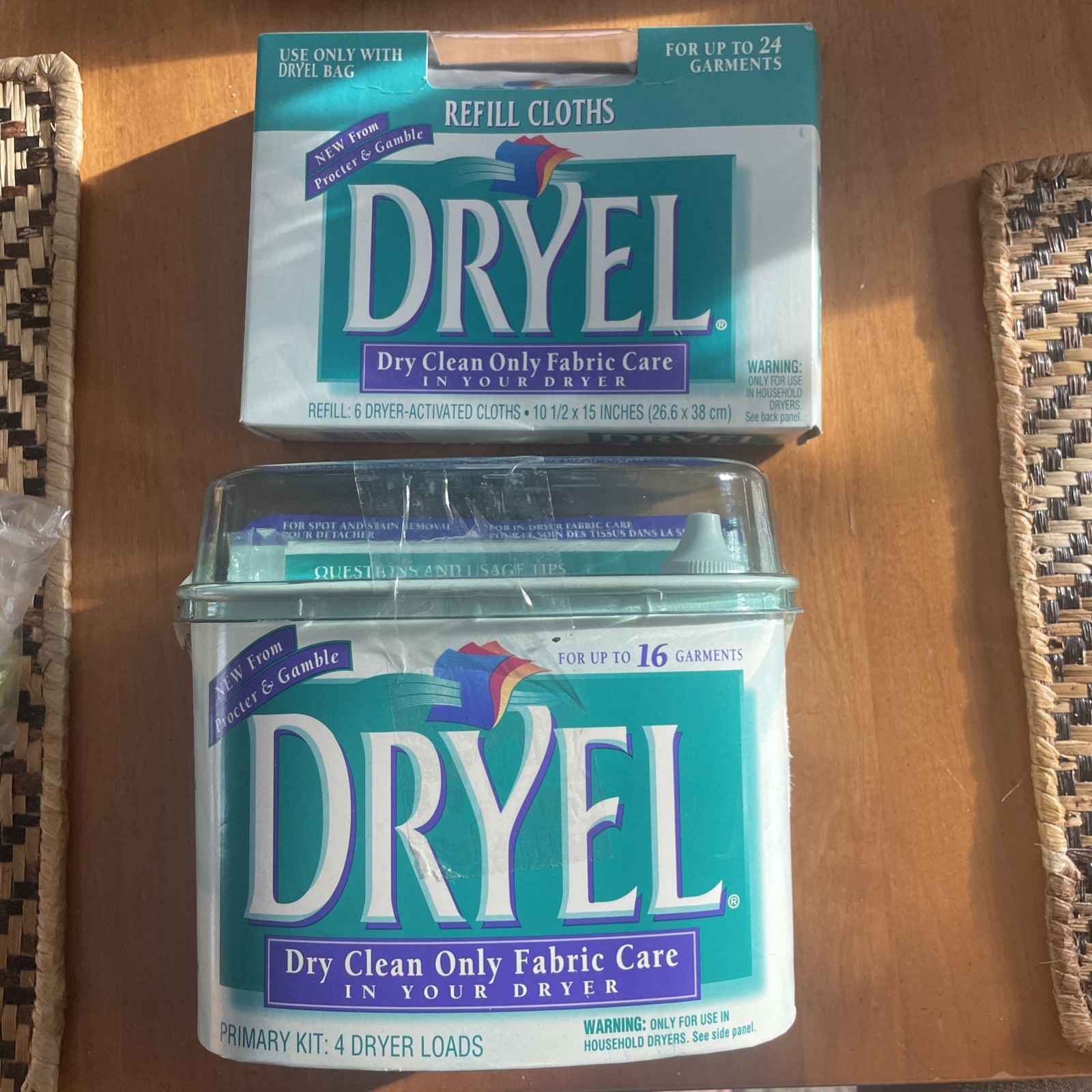 Dryel At Home Dry Cleaner Starter Kit 12 Loads 48 Garments UnOpened Set NOS