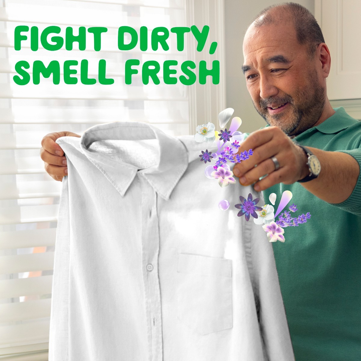 Gain White Tea & Lavender Botanicals Liquid Laundry Detergents 81 Loads – 107oz