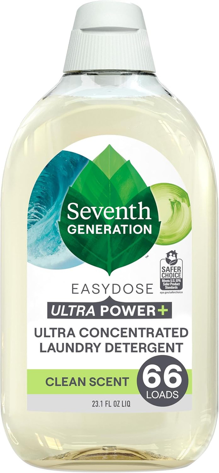 , Laundry Detergent Ultra Power plus Clean Scent, 23.1 Fl Oz