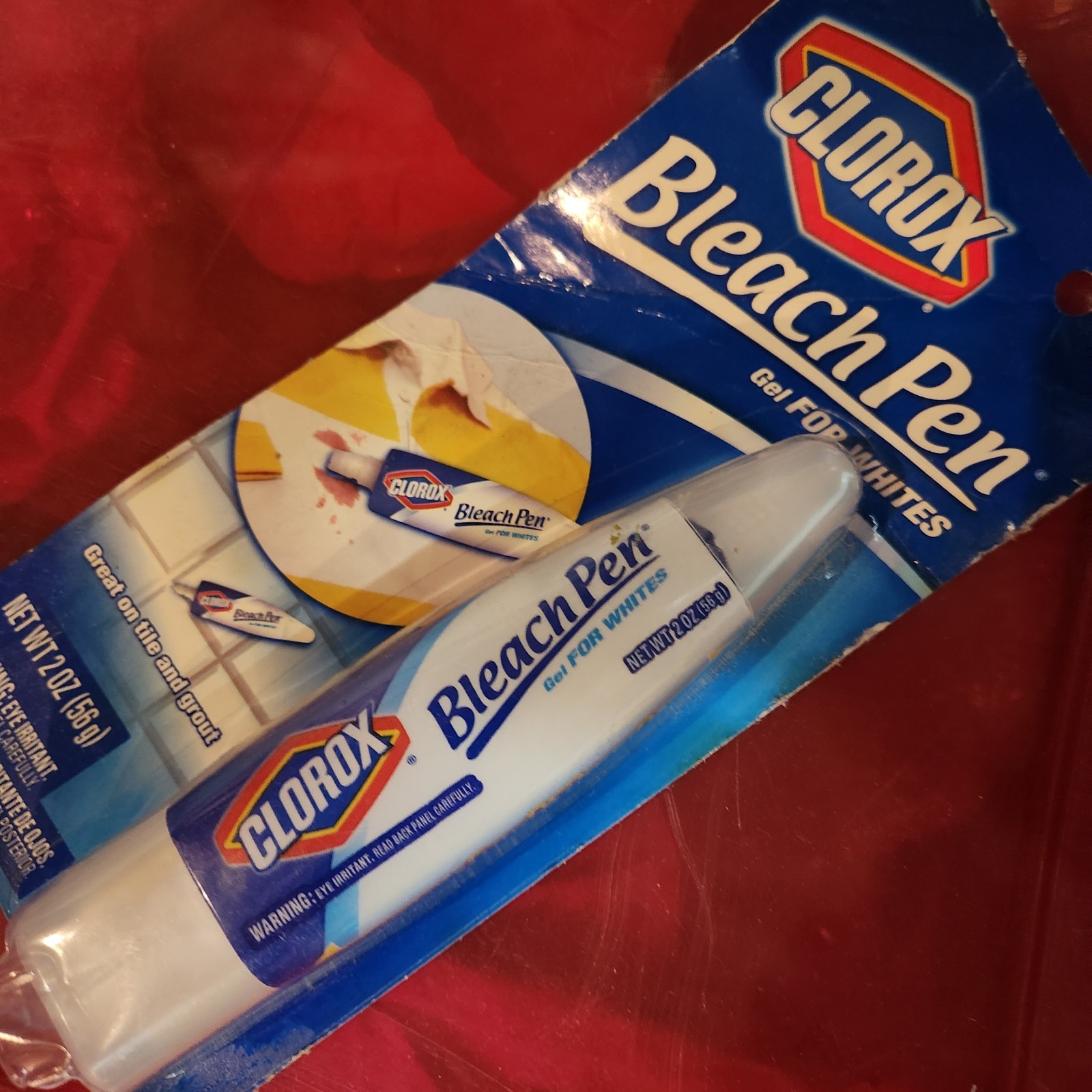 2 Clorox Bleach Pen Gel featuring Dual Tips 2 oz New Sealed NOS DISCONTINUED