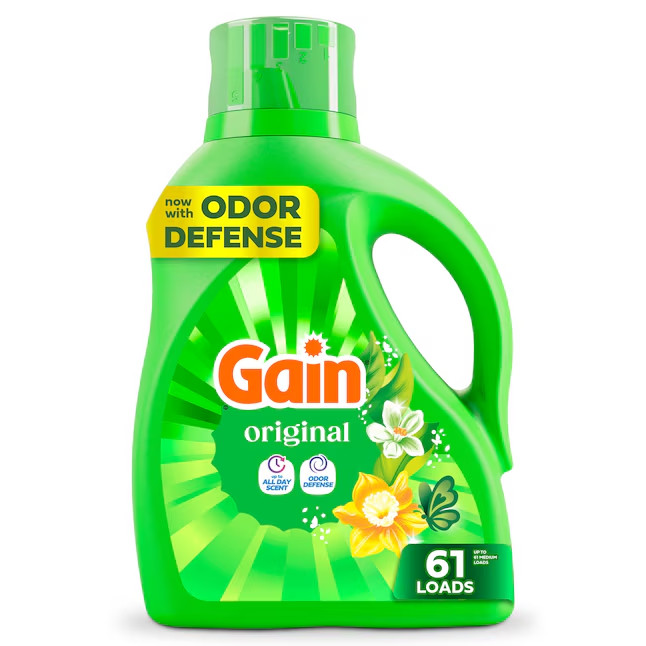 Gain Plus Original HE Laundry Detergent 61 Loads 81 -fl oz