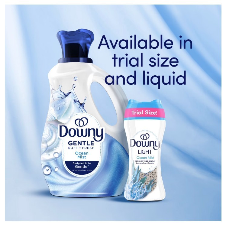 [HOT SALE] Downy Laundry Scent Booster Beads Ocean Mist 30.1 oz 2 Pack