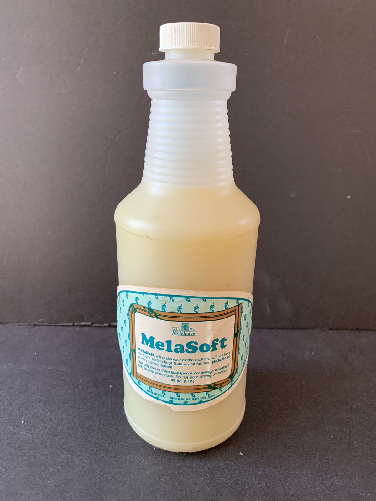 MelaSoft Fabric Softener Melaleuca Original Scent 32 Oz
