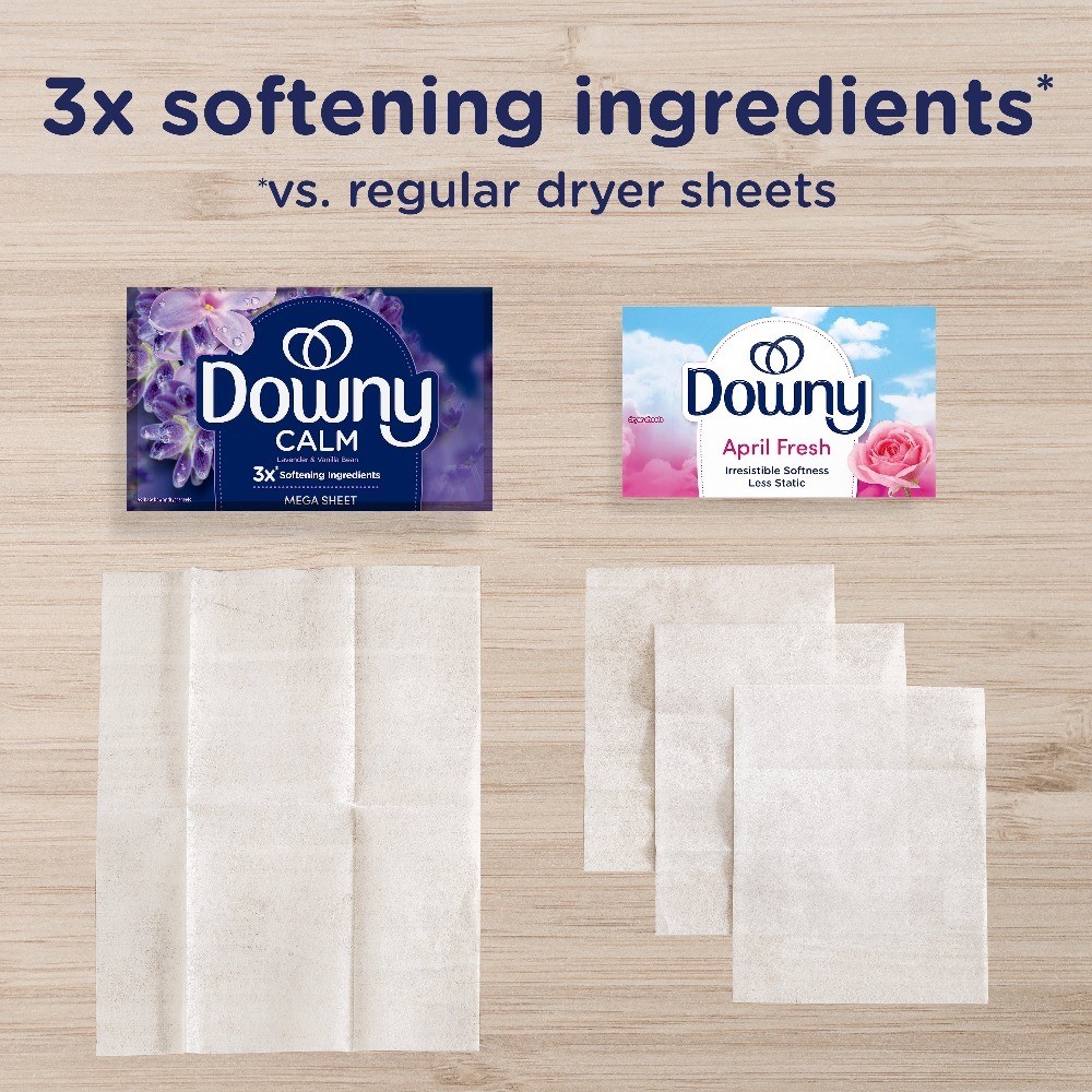 Lavender Vanilla Scented Fabric Softener Dryer Sheets 80 Count Static Control