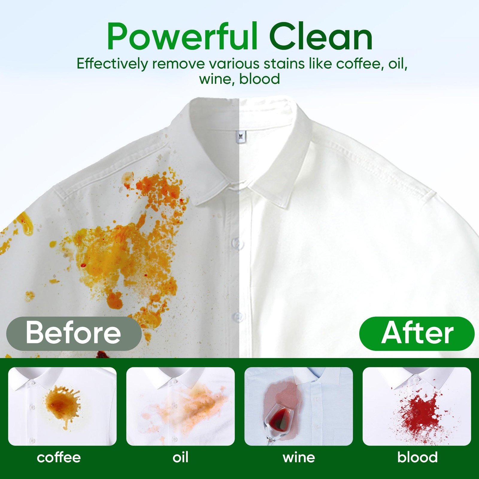 Travel Laundry Detergent Sheets Fisroa 300 Loads Ecofriendly Washing Detergen…