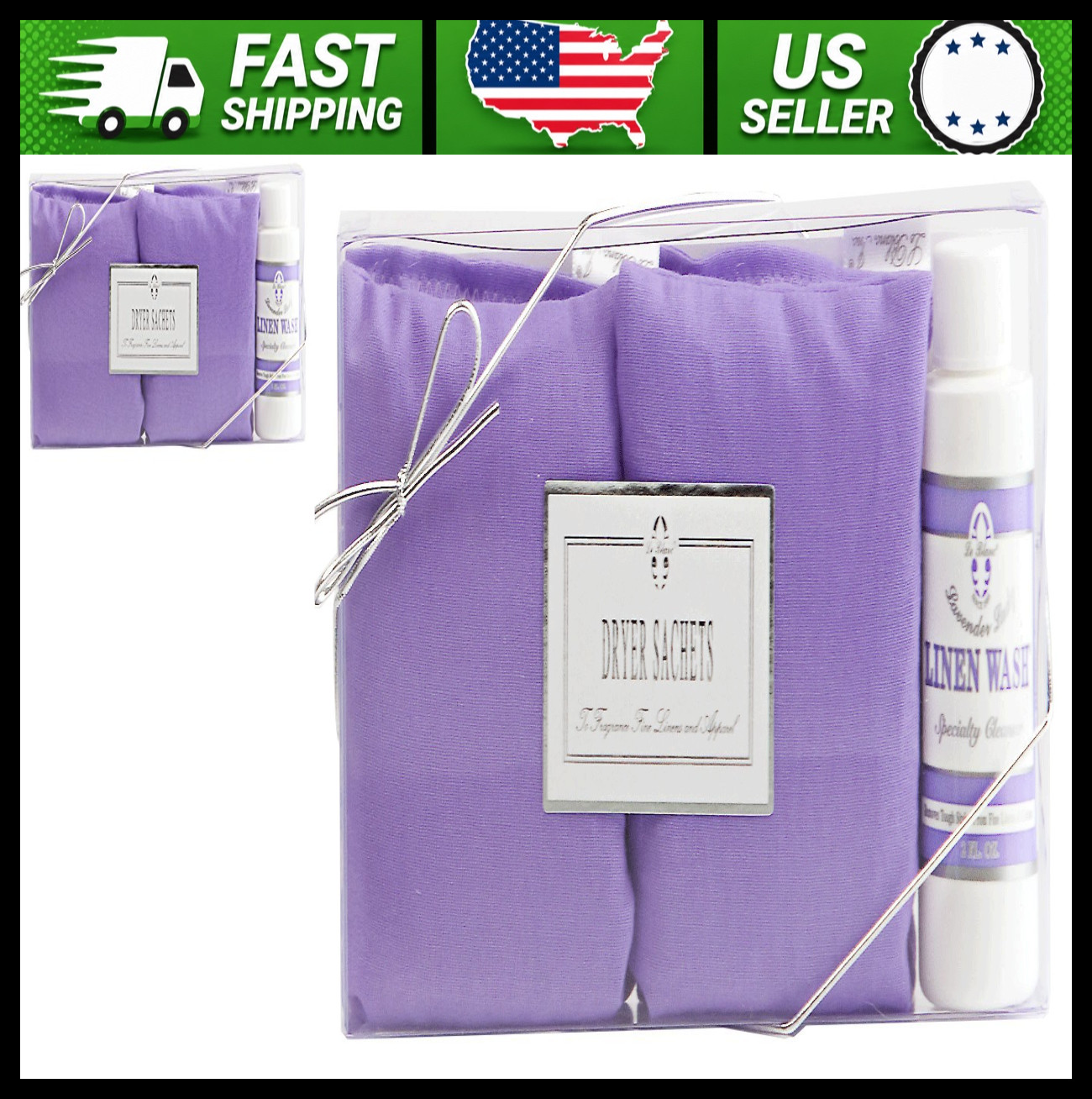 Le Blanc Lavender Dryer Sachet 2-Pack