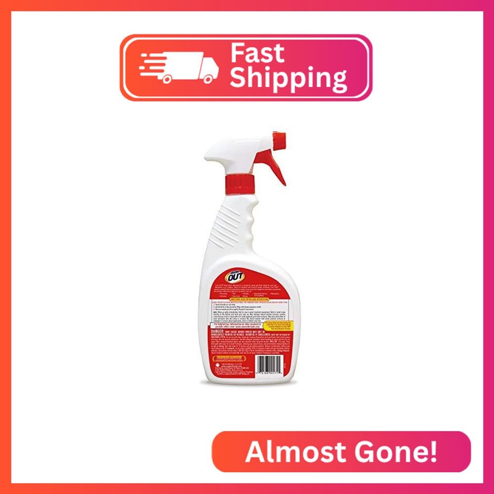 Iron OUT Rust Stain Remover Spray, 24 fl oz, 2 Bottles, 2 Pack