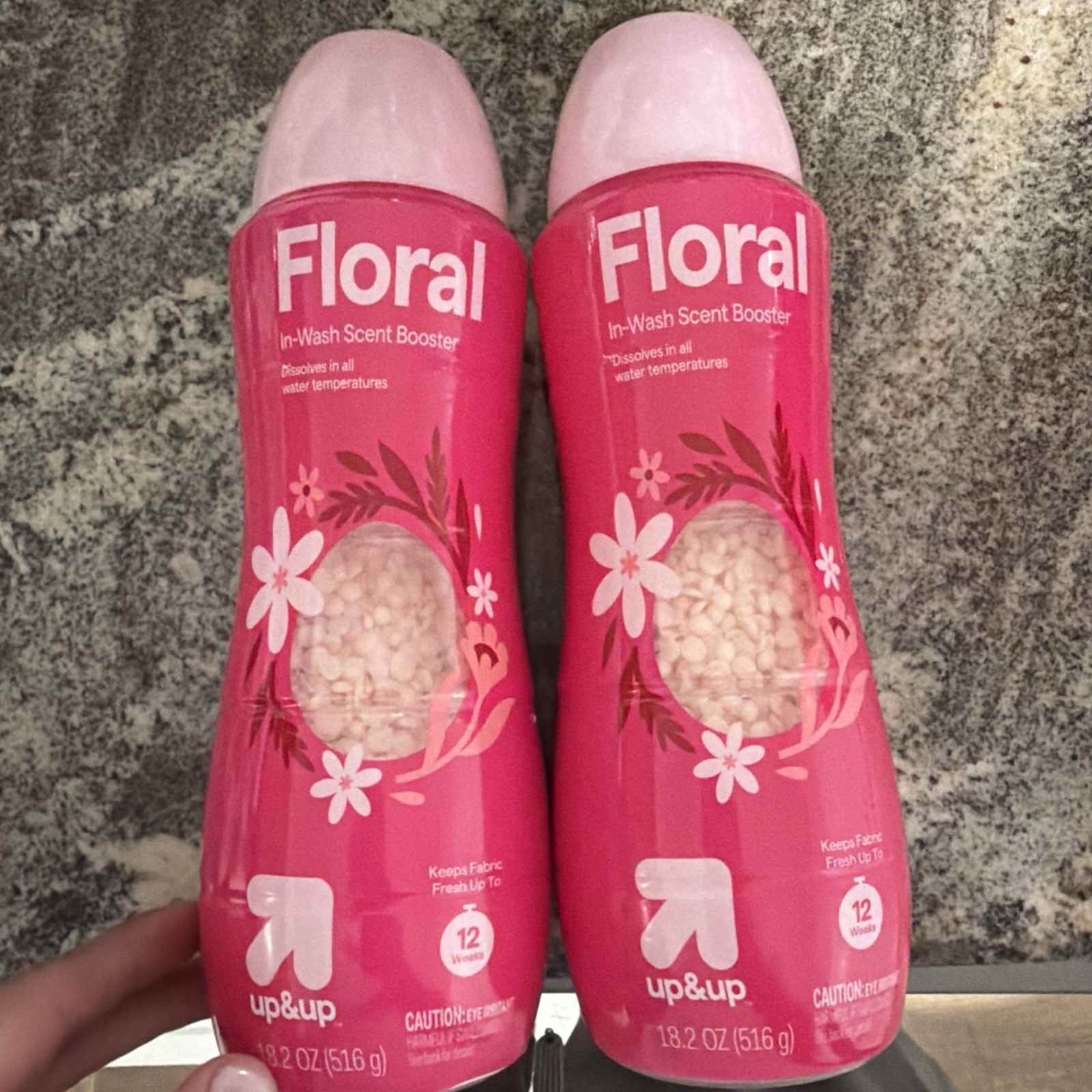 up & up In-Wash Floral Scent Booster Beads 24 oz Lot of 2