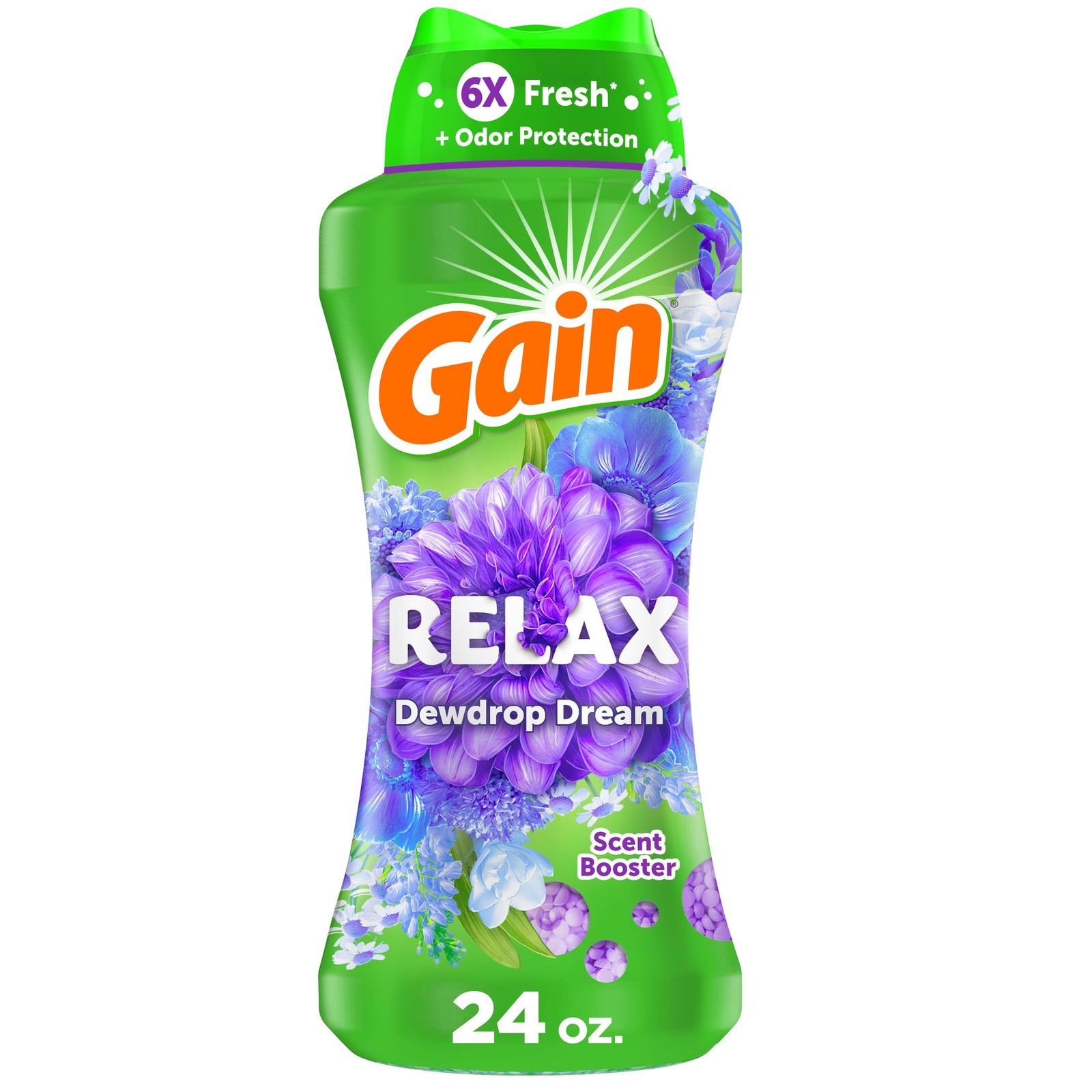 Gain In-Wash Laundry Scent Booster Beads, Relax, 24 oz 24 Ounce (Pack of 1)