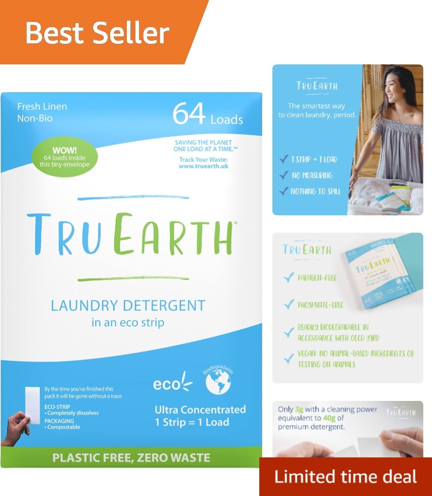 Eco-Friendly Compact Laundry Detergent Sheets – Hypoallergenic & Travel-Ready