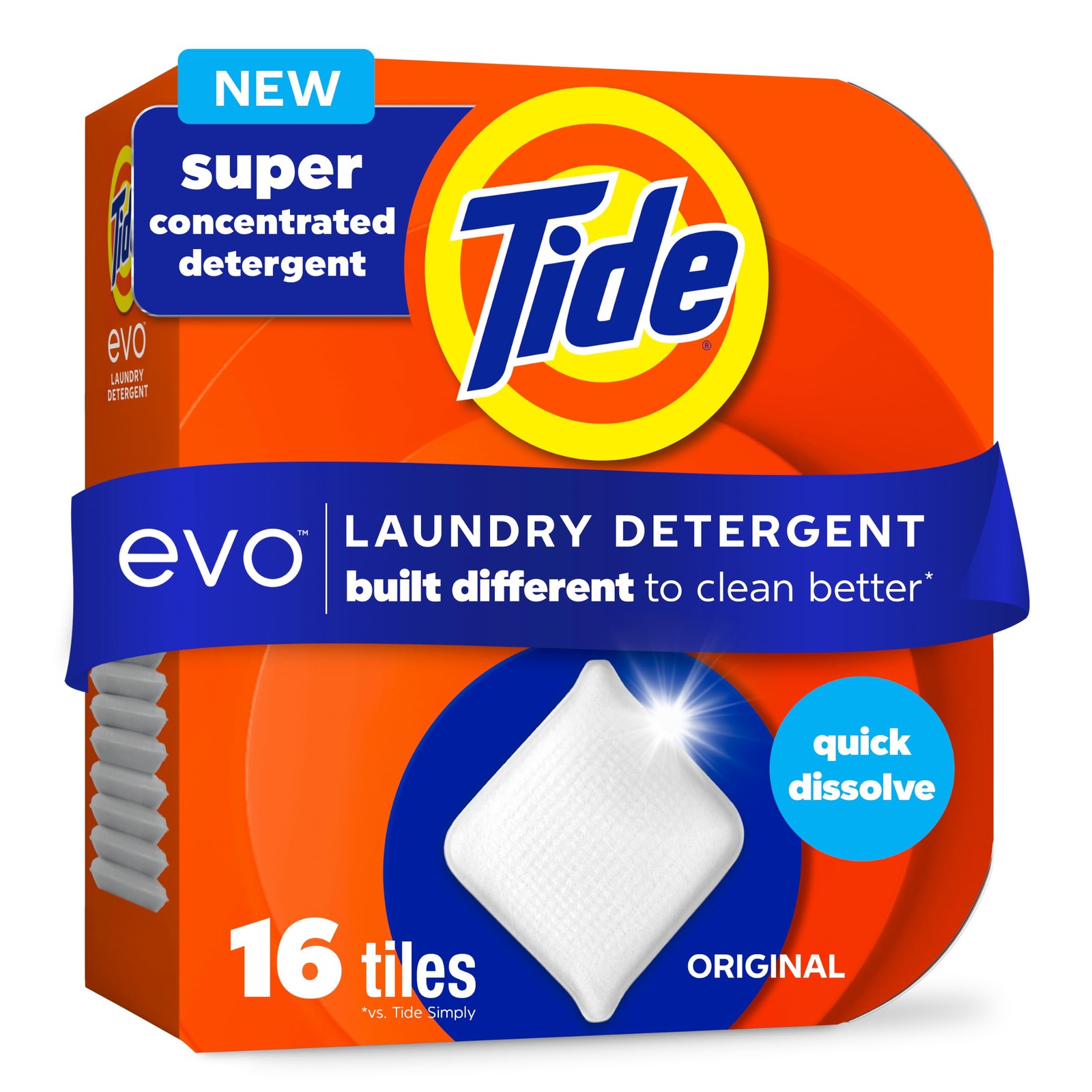 Tide evo Laundry Detergent Original Scent 16 Count (Pack of 1), TO BE UPDATED