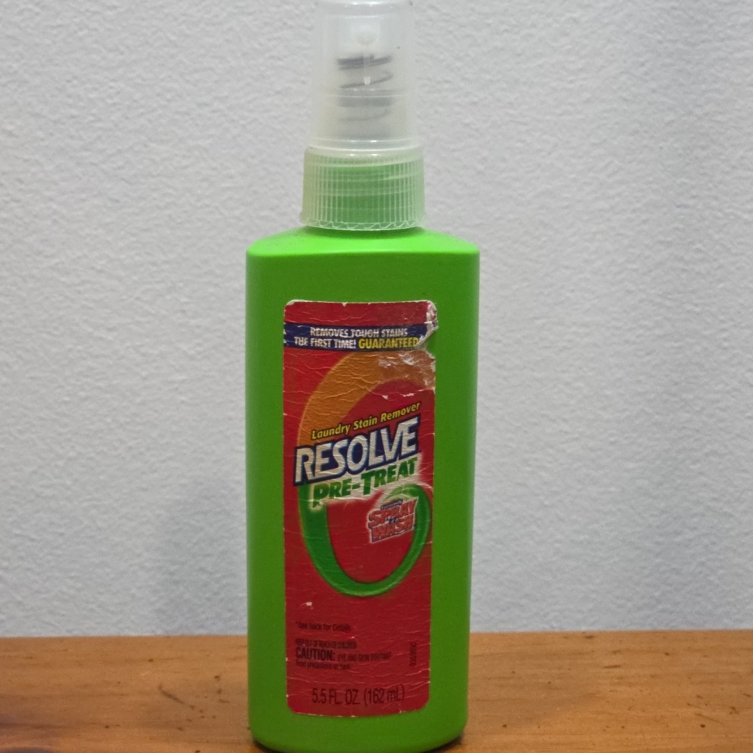 RESOLVE Pre-Treat Spray N Wash Laundry Stain Remover Spray 5.5 oz NOS