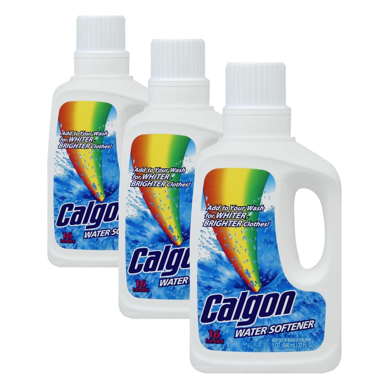 Liquid Water Softener 32 fl oz – Pack of 3, Hard Water Treatment, Home Essential