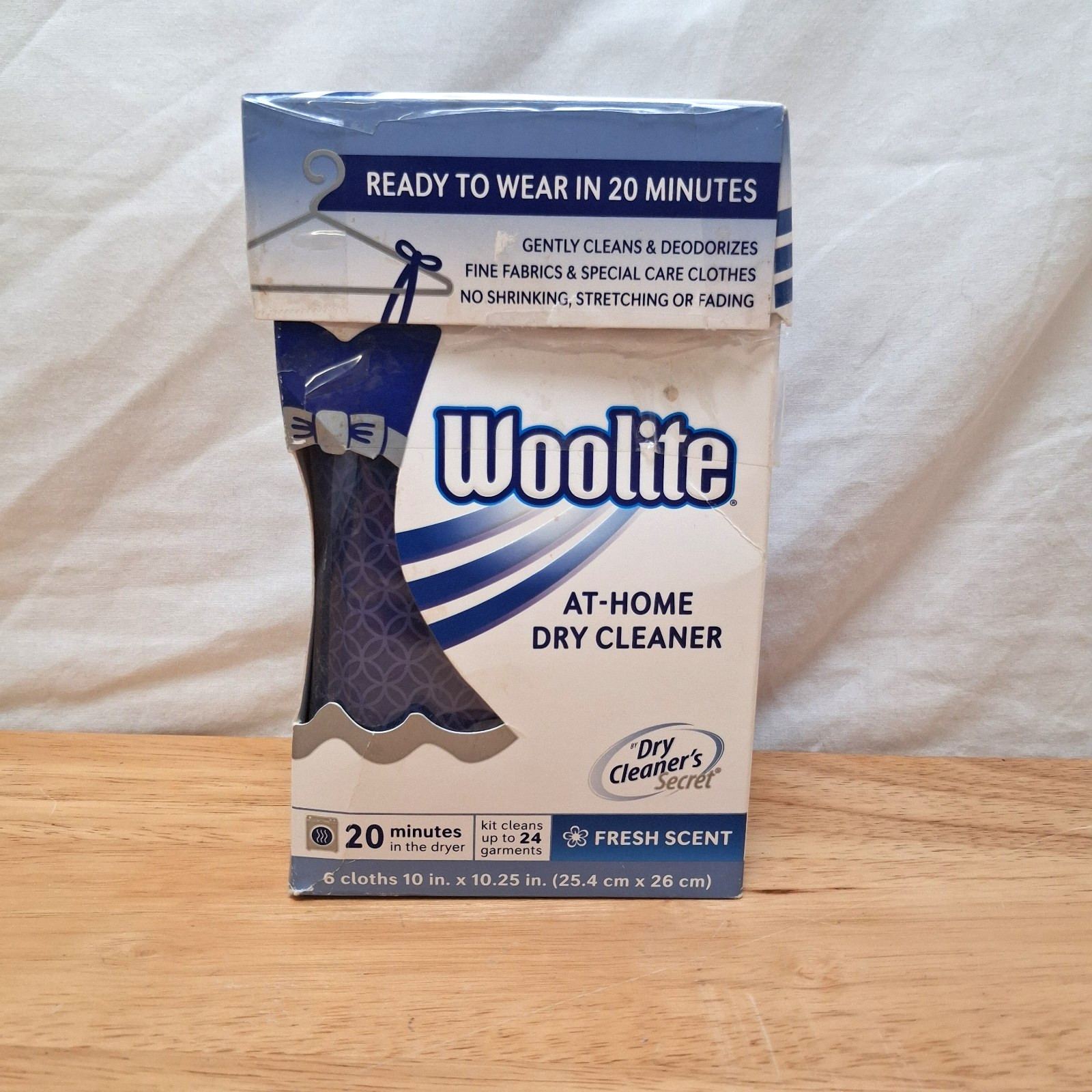 Open Box Woolite At-Home Dry Cleaner 6 Loads 20 Min Fresh Scent Discontinued