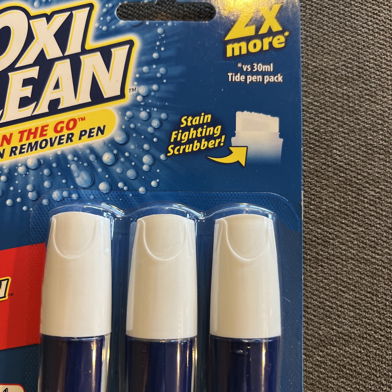OxiClean On The Go Stain Remover Scrubber Pen for Clothes and Fabric HTF