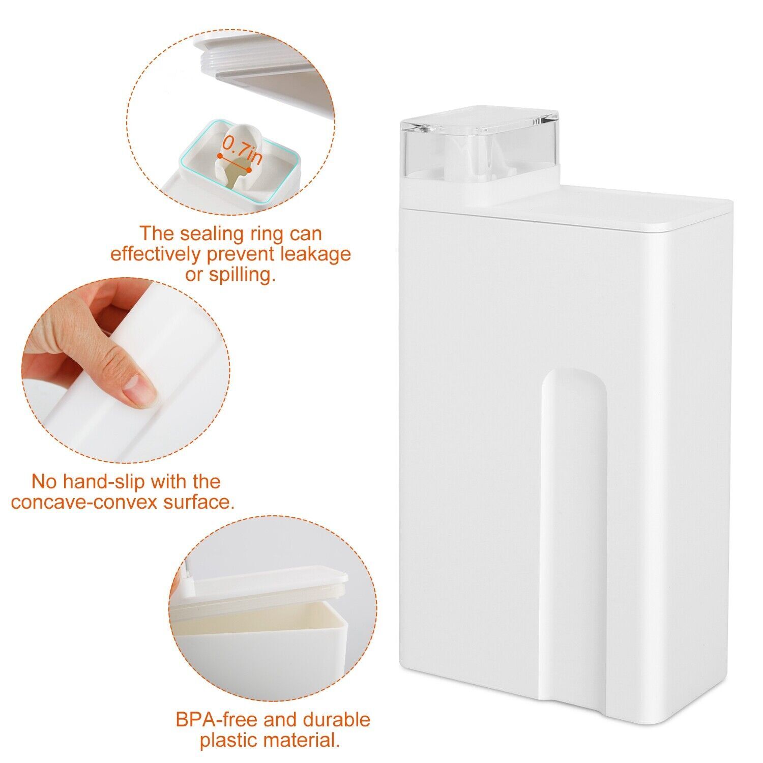 35oz Laundry Detergent Dispenser Container Empty Bottle Storage Box Dispenser