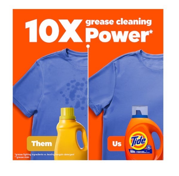 [BIG SALE] Tide Original HE Liquid Laundry Detergent 125 fl oz