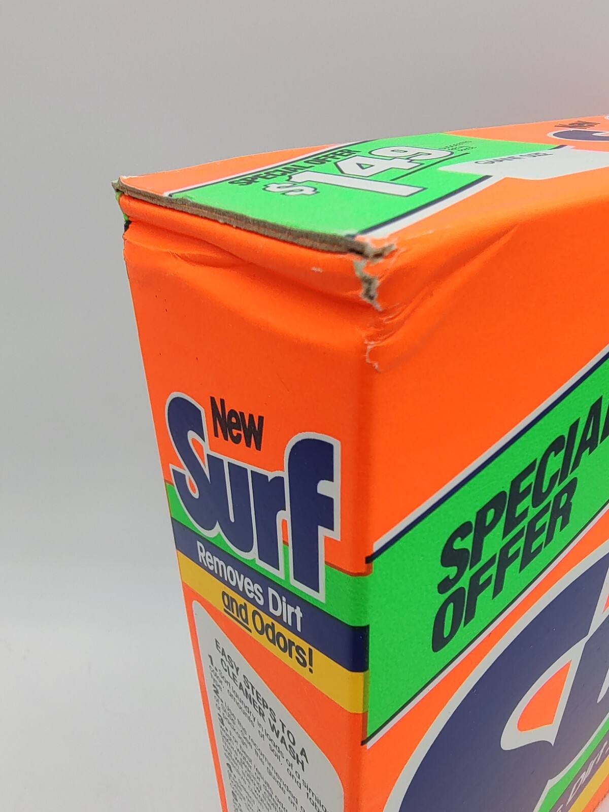 SURF Laundry Detergent Powder Soap Giant Size 42oz Sealed Vintage 1990’s