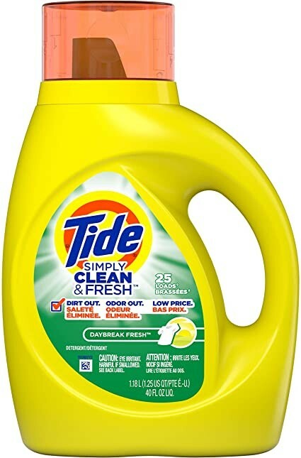 Tide Simply Clean & Fresh Liquid Laundry Detergent, Daybreak Fresh, 40 Ounce
