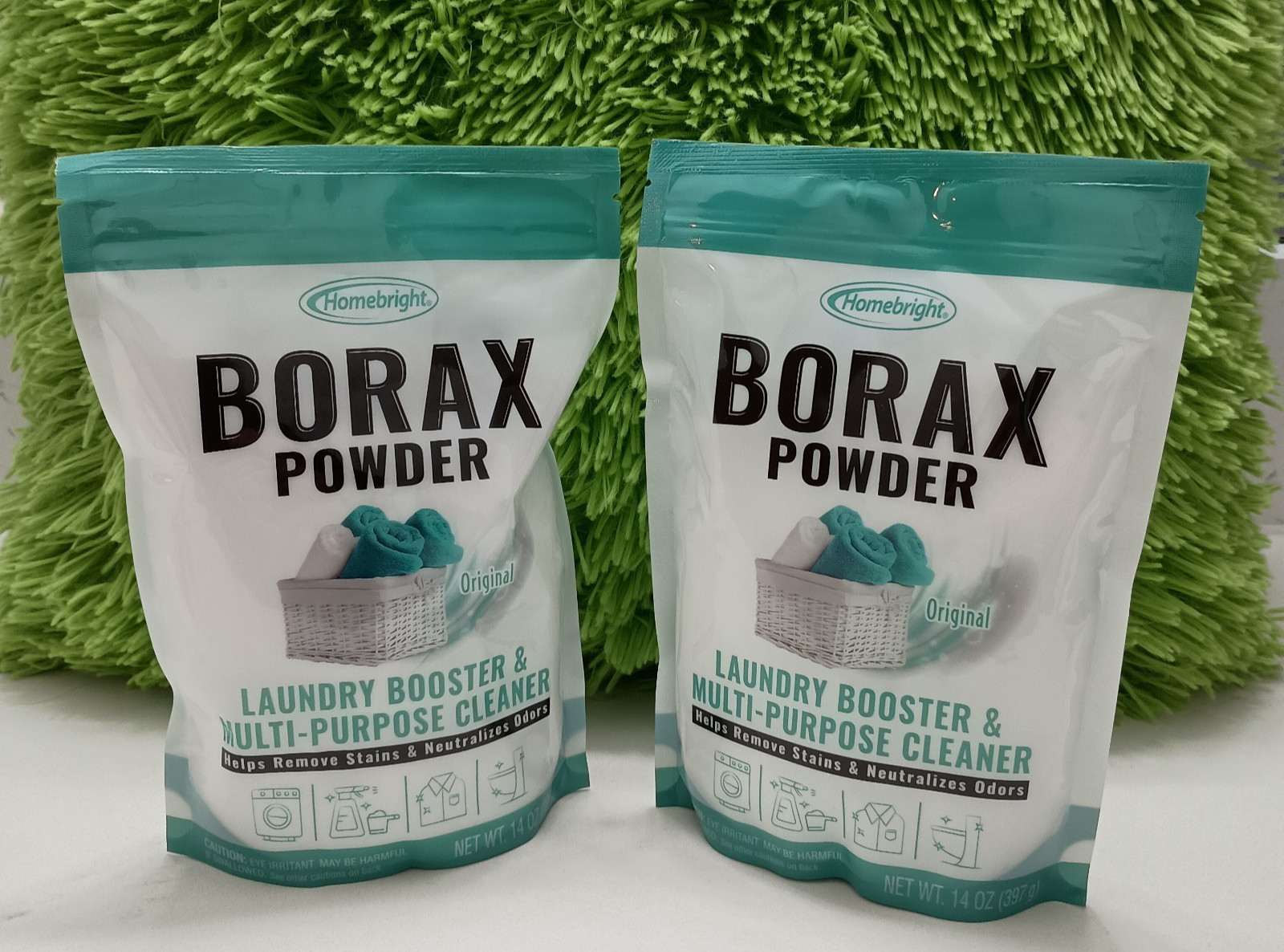 NEW Homebright Original Laundry Booster & Multi – Cleaner 14 Oz * Lot Of 2 *