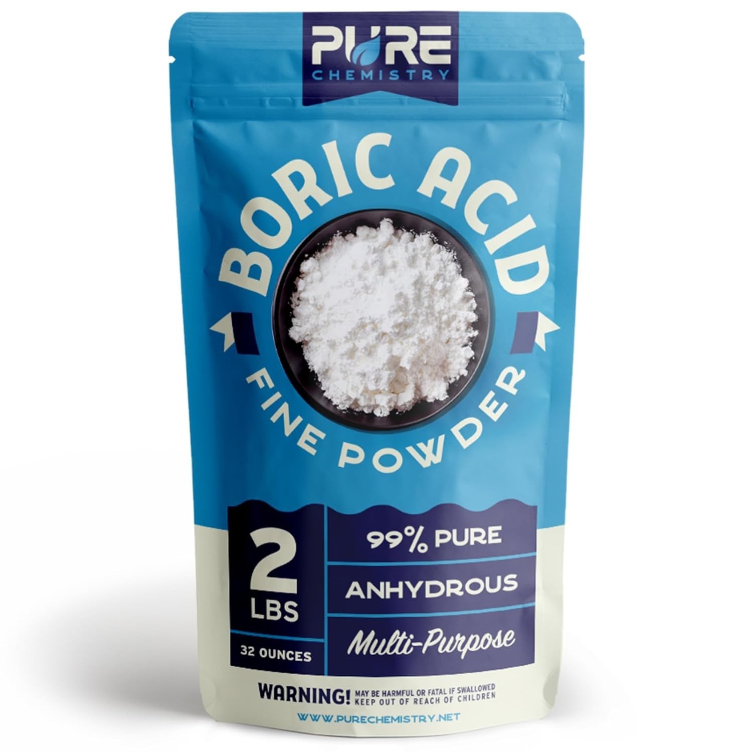 Bulk Boric Acid, 99.9% Pure, Laundry Stain Remover and Deodorizer, Kitchen, H…