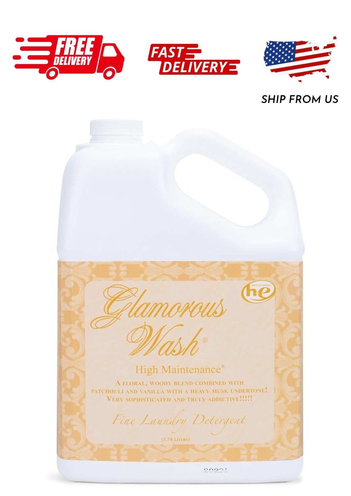 Tyler Gallon Laundry Detergent – High Maintenance 128 oz.