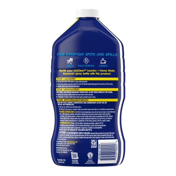 Household OxiClean Laundry Stain Remover Bundle Pack 56 Fl Oz (Pack of 1)