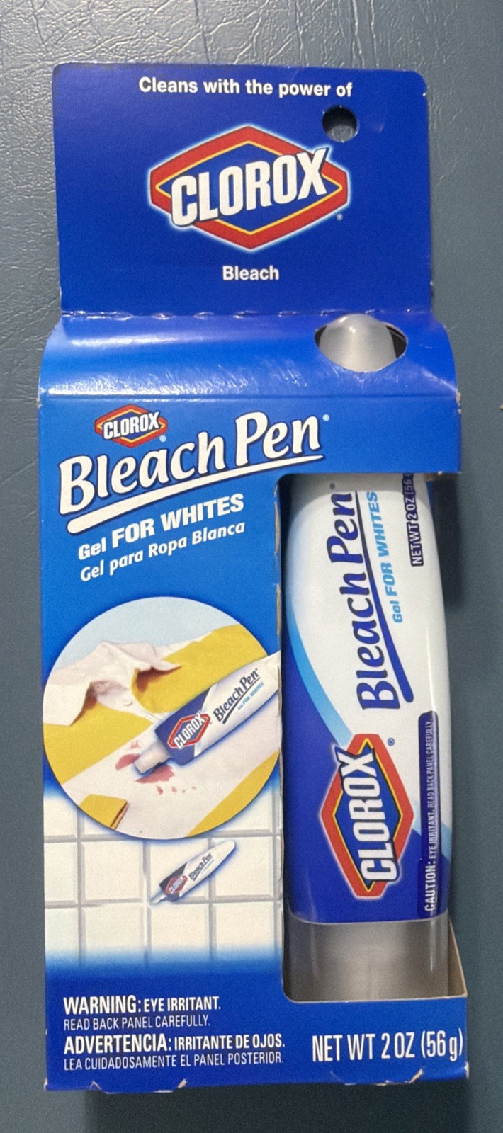 Clorox Bleach Pen Gel Laundry Household 2.0 Fl Oz Dual Tipped Discontinued NEW