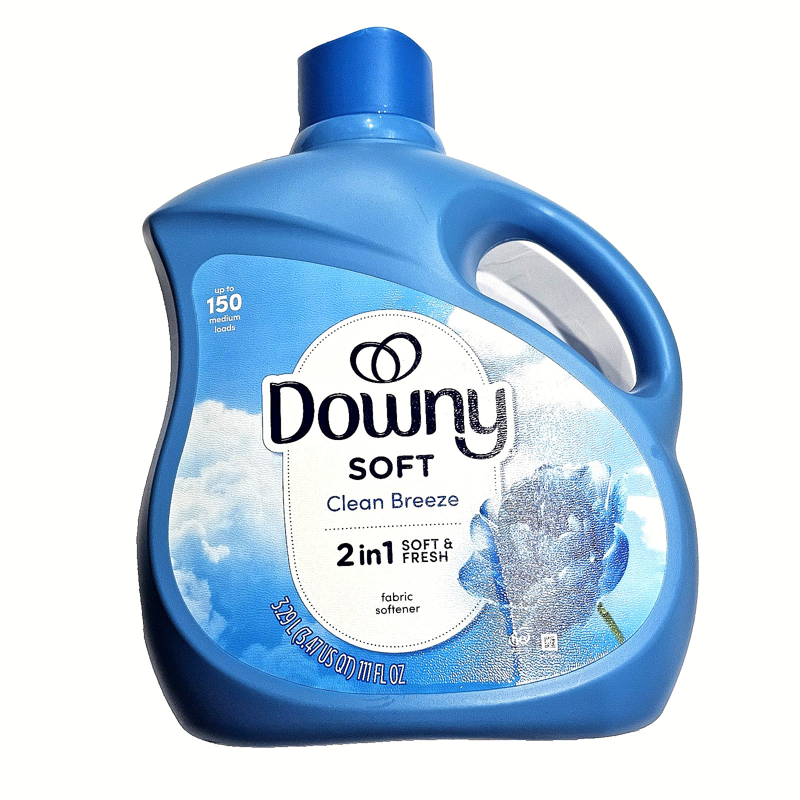 Downy Soft Fabric Softener Clean Breeze 2 In 1 Soft & Fresh 111oz