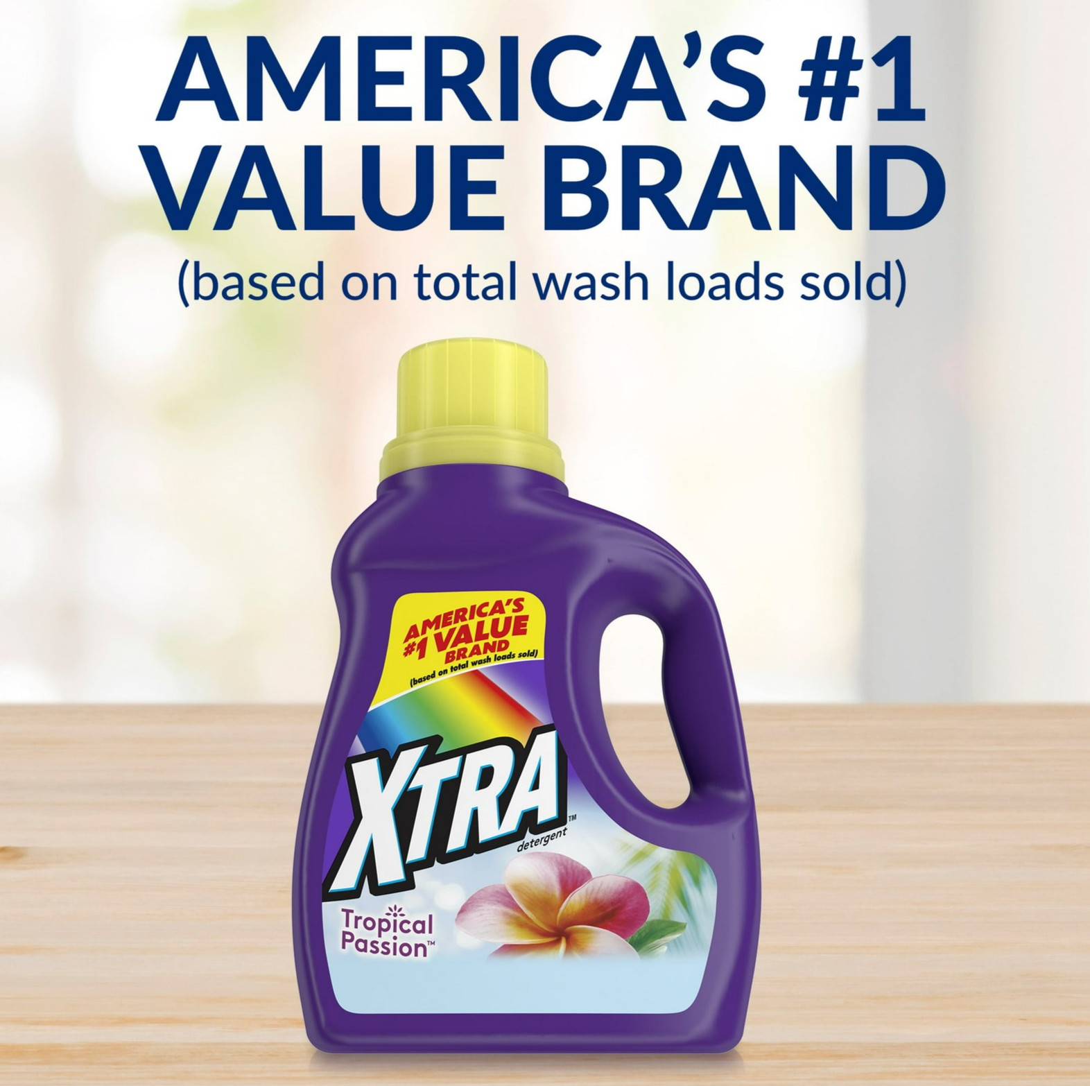 Xtra Tropical Passion Liquid Laundry Detergent 100.8 fl oz 84 Loads