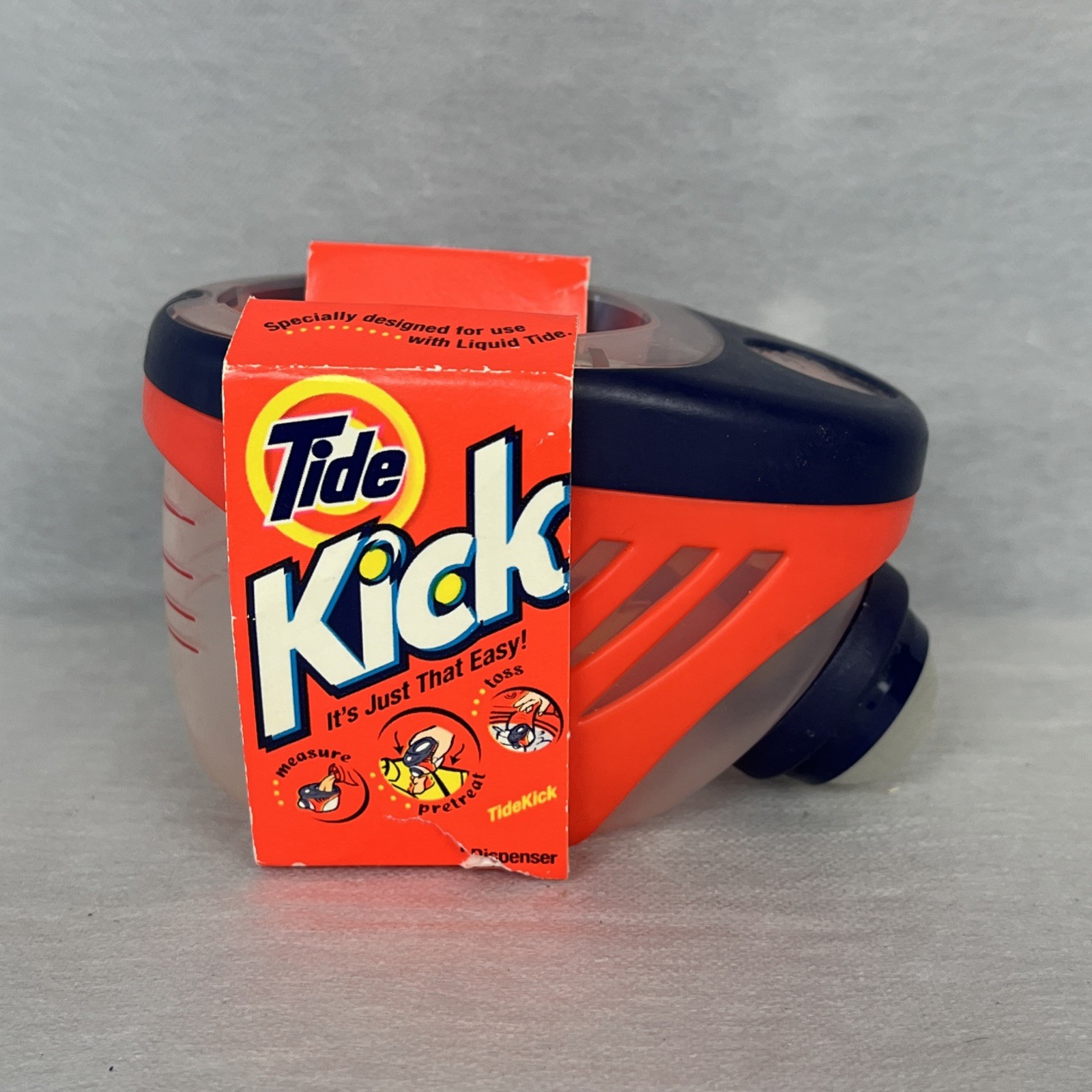 Vintage Tide Kick Dispenser Pretreater Laundry Detergent Rare Discontinued 2000