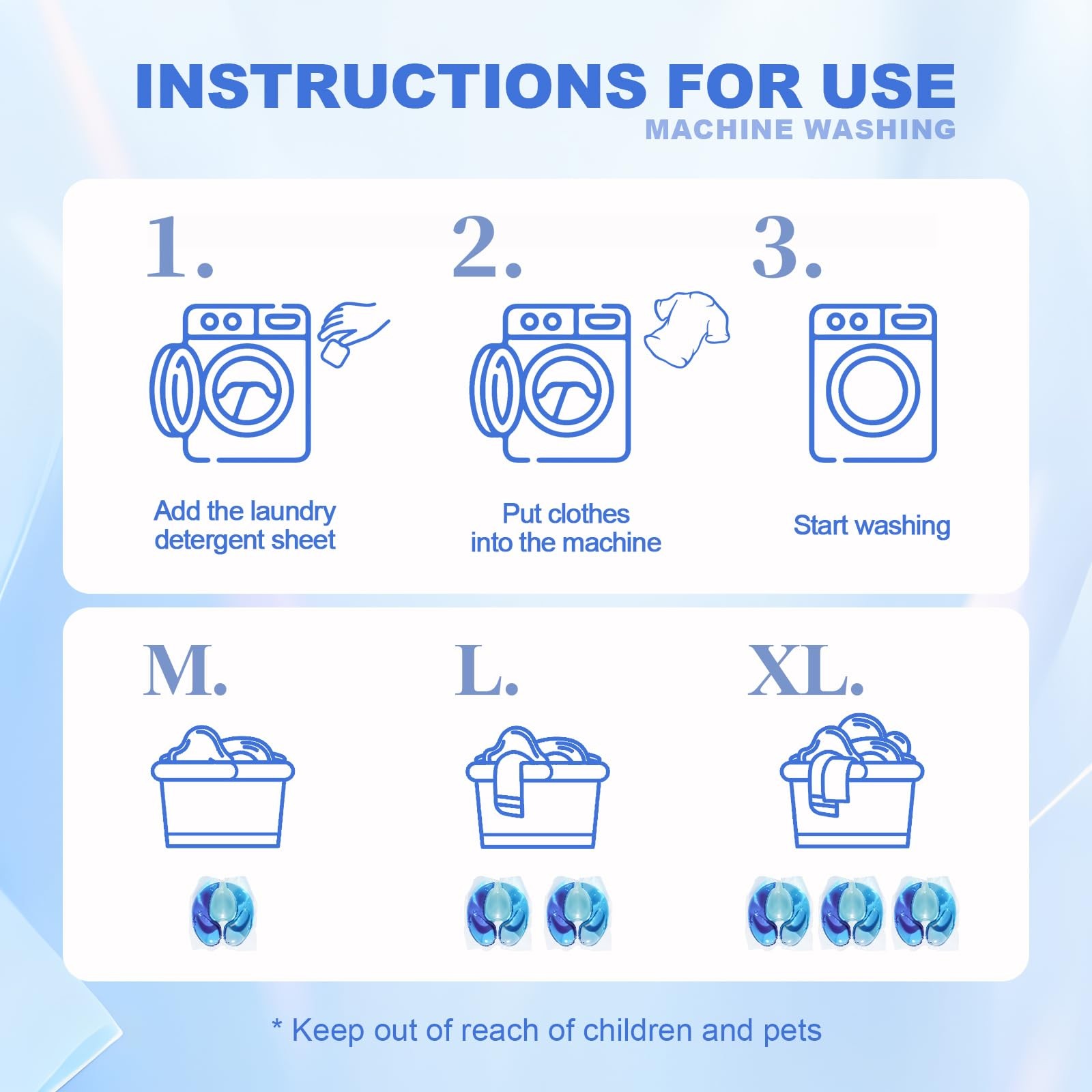 140-Count Laundry Detergent Pacs, 5-in-1 Powerful 1 Count (Pack of 140)