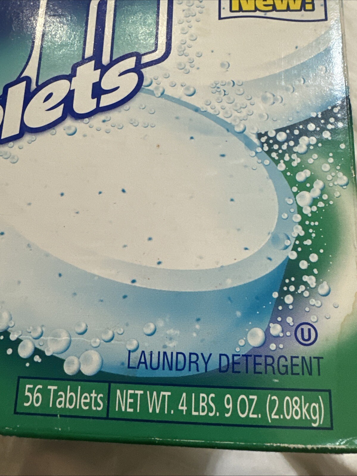 SURF Tablets Original Power Fresh Laundry Detergent Box Prop Soap VTG 2001 Y2K