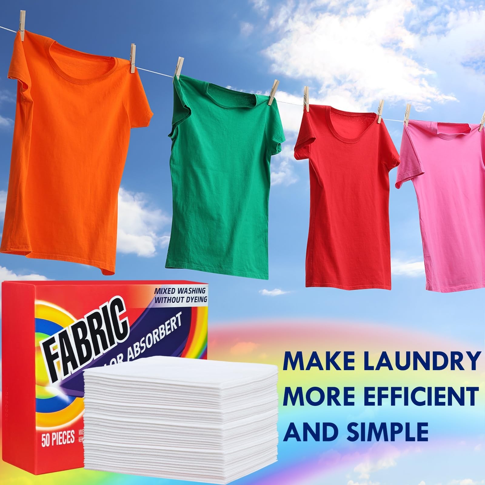 600 Count Color Catcher Sheets for Laundry – Prevent Color Runs & Bleeds