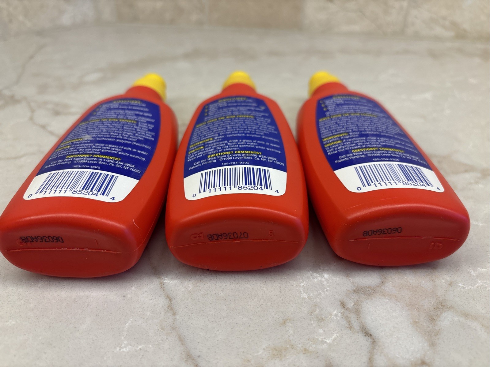 QTY 3 New Wisk Away Laundry Stain Removal Pre-wash Treatment w/ Penetron 4.0 oz