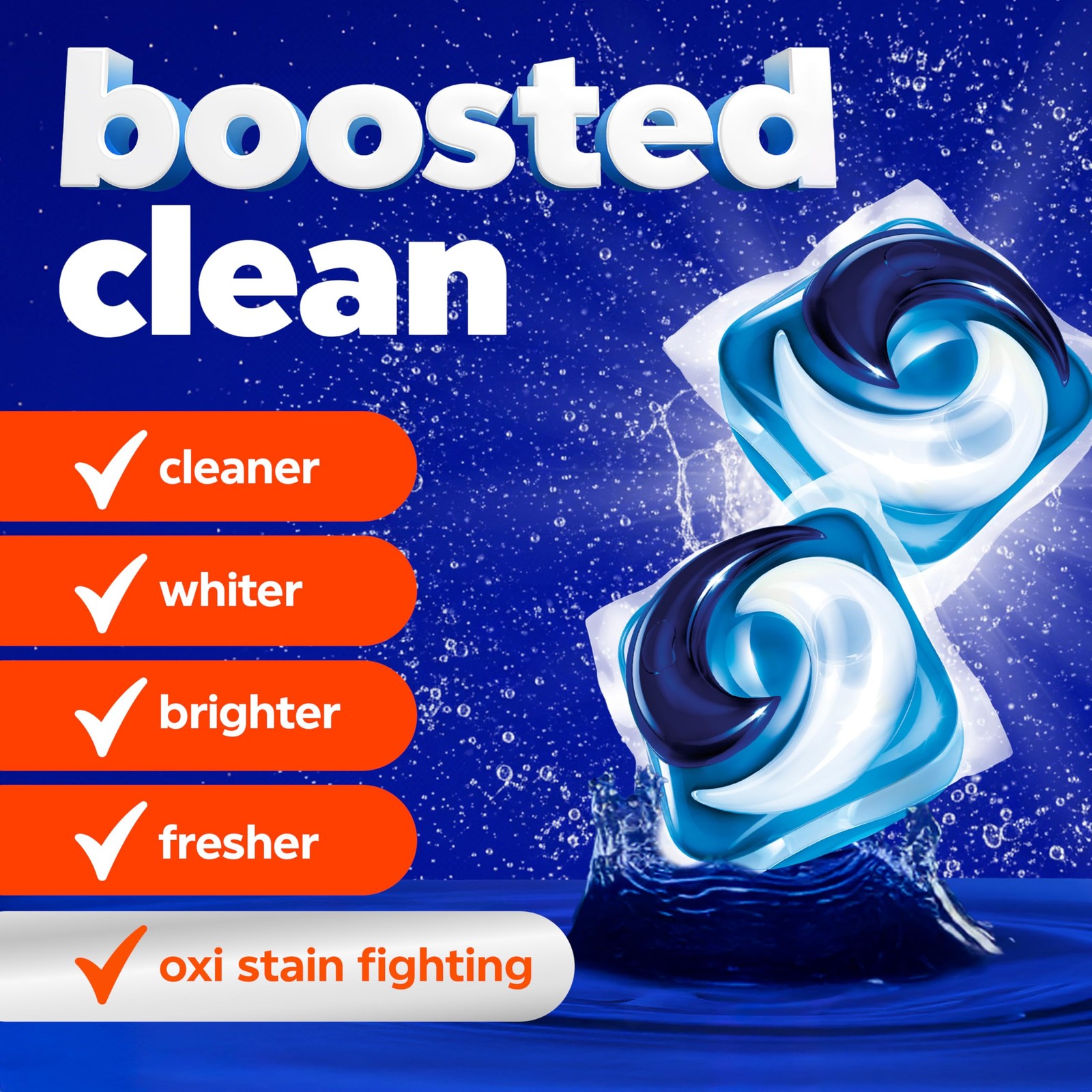Tide 4-in-1 Ultra Oxi PODS Laundry Detergent 85 Count (Pack of 1), BZ29737