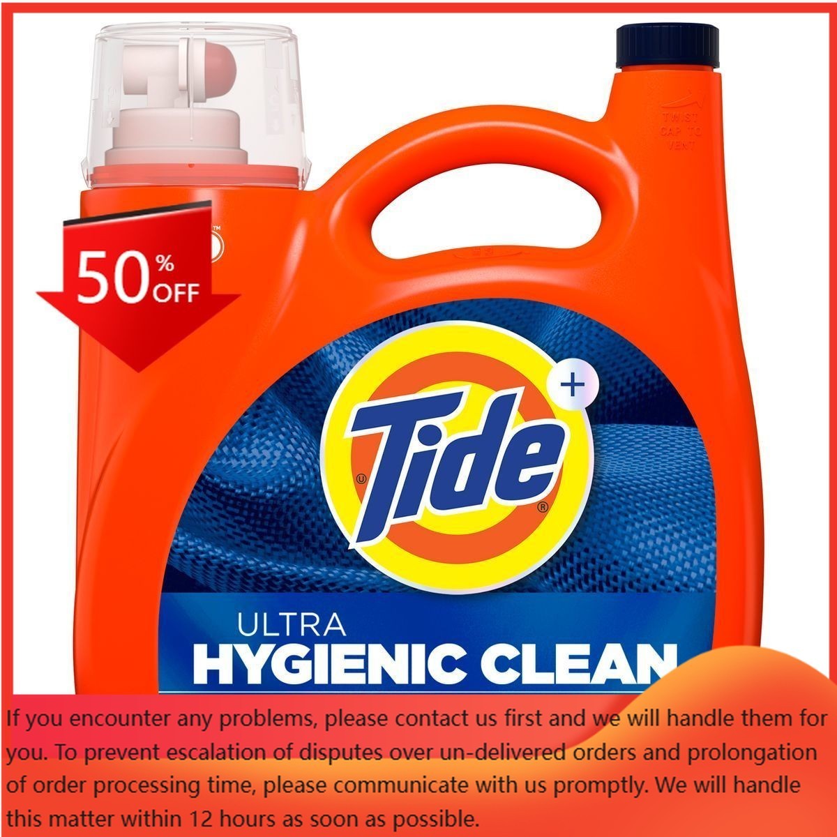 Tide Liquid Hygienic Clean Original Liquid Laundry Detergent 83 Loads -117 fl oz