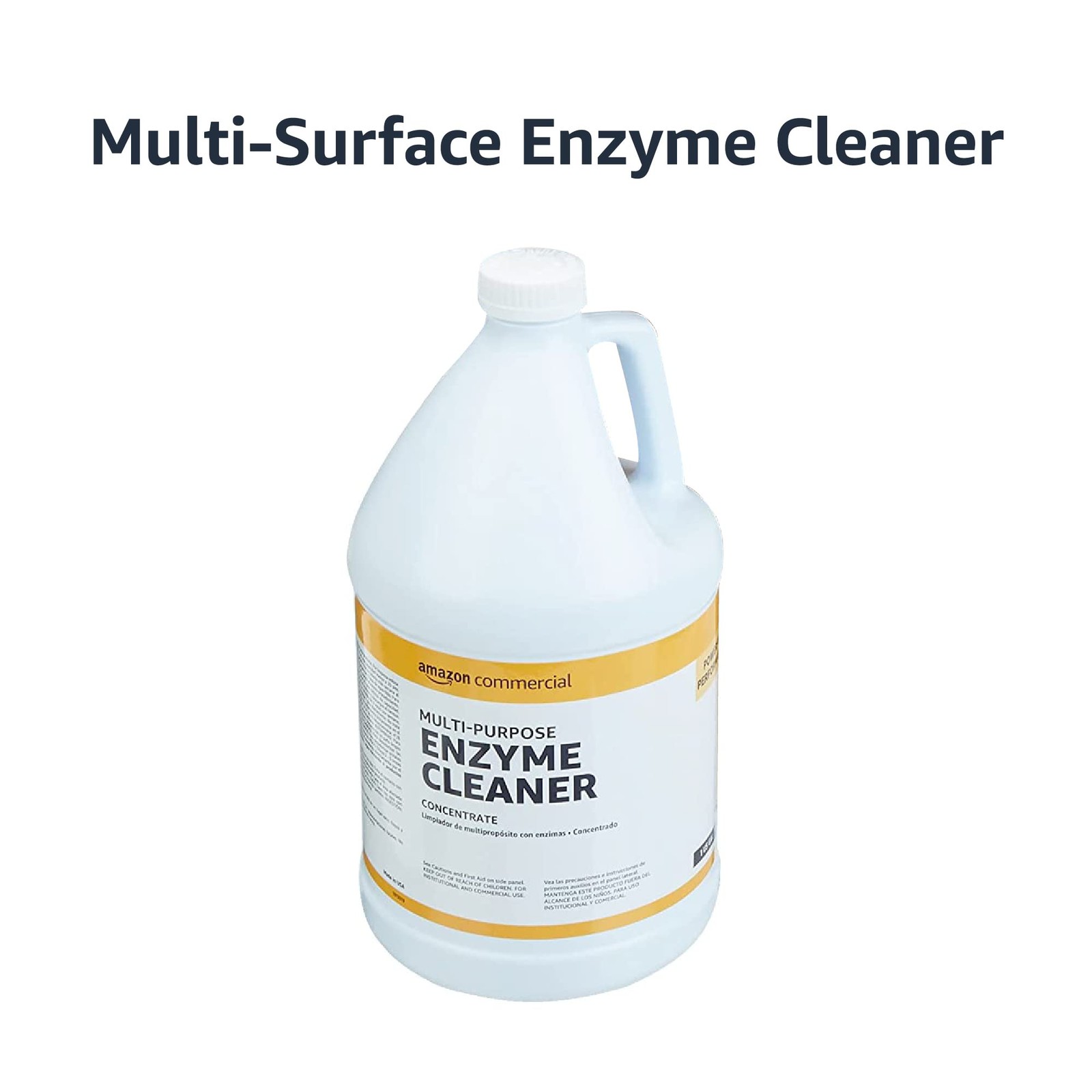 AmazonCommercial Multi-Purpose Enzyme Cleaner, Stain & 128 Fl Oz (Pack of 1)