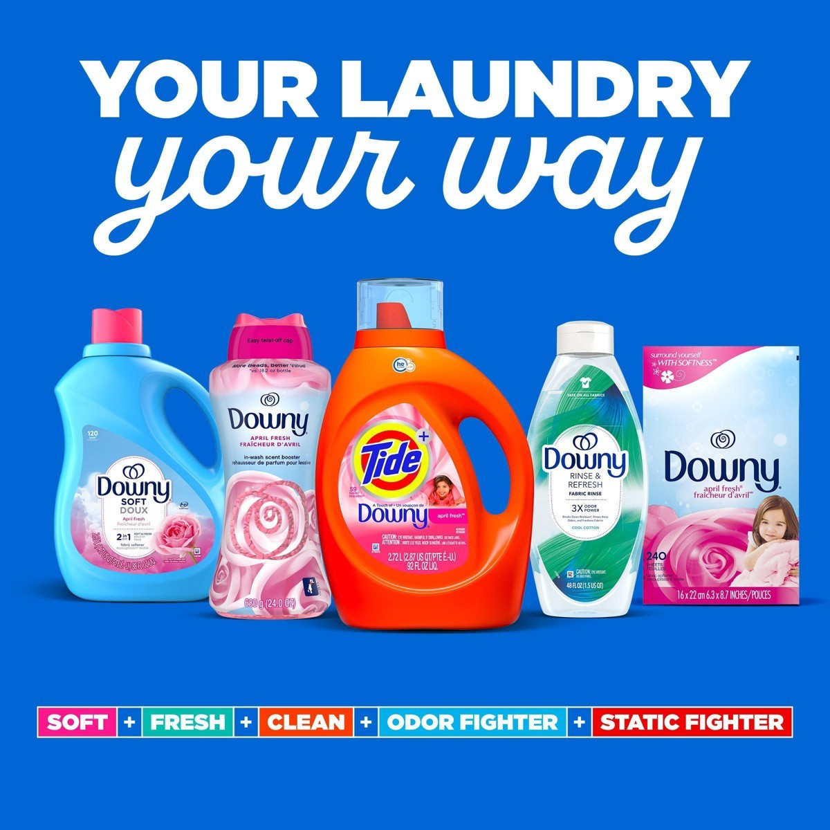 Downy April Fresh In-Wash Scent Booster Beads – 30.1oz