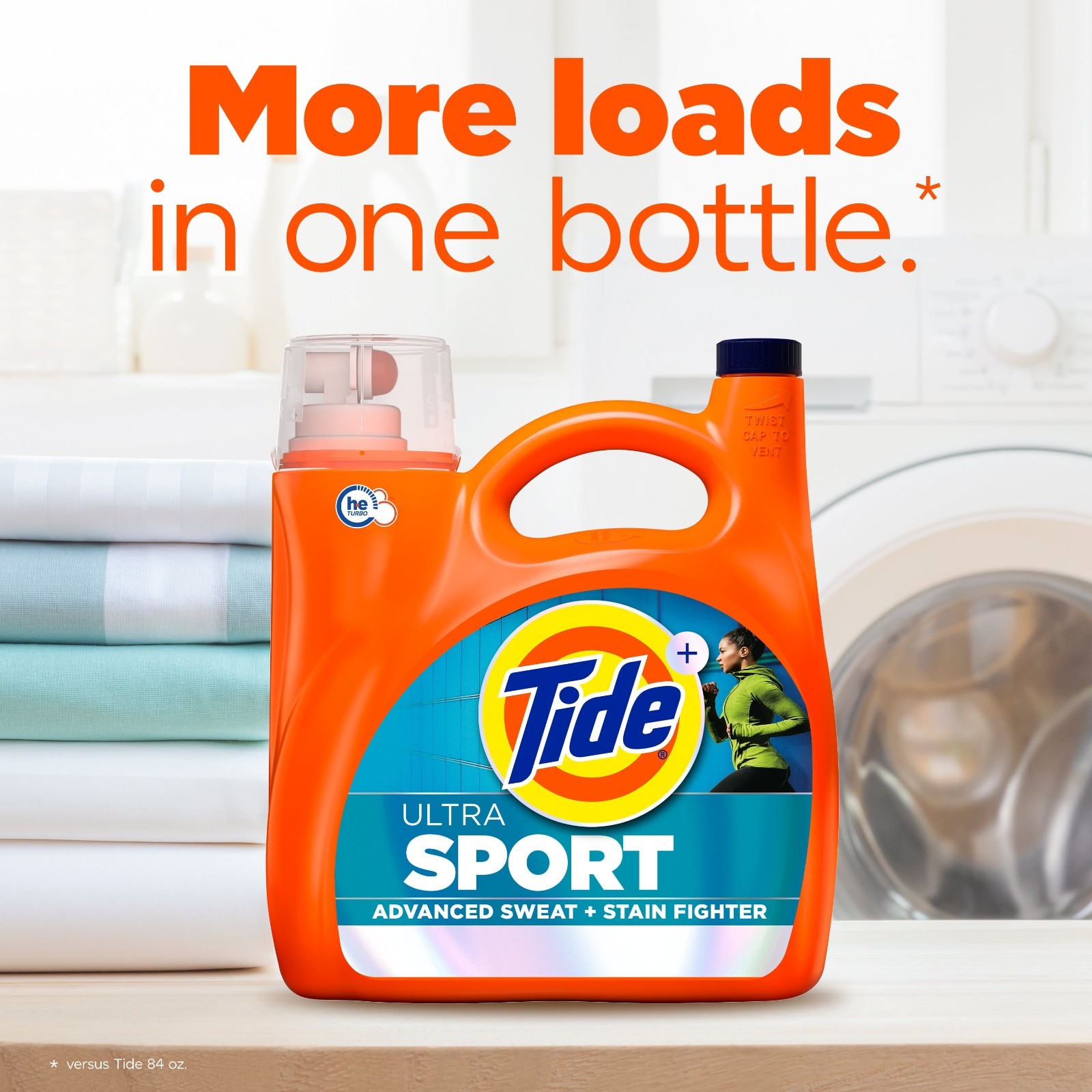 2Pack Tide Ultra Sport Liquid Laundry Detergent 117oz 83 Loads Sweat Stain Fight